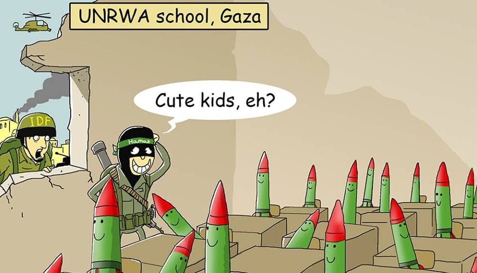 UNRWA school, Gaza Cute kids, eh? IDA