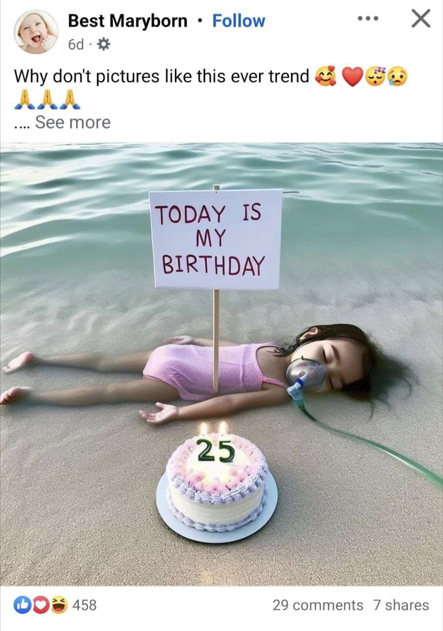 Best Maryborn • Follow 6d • Why don't pictures like this ever trend ... See more ••• TODAY IS MY BIRTHDAY 25 458 29 comments 7 shares