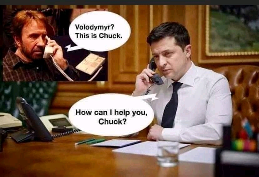 Volodymyr? This is Chuck. How can I help you, Chuck?