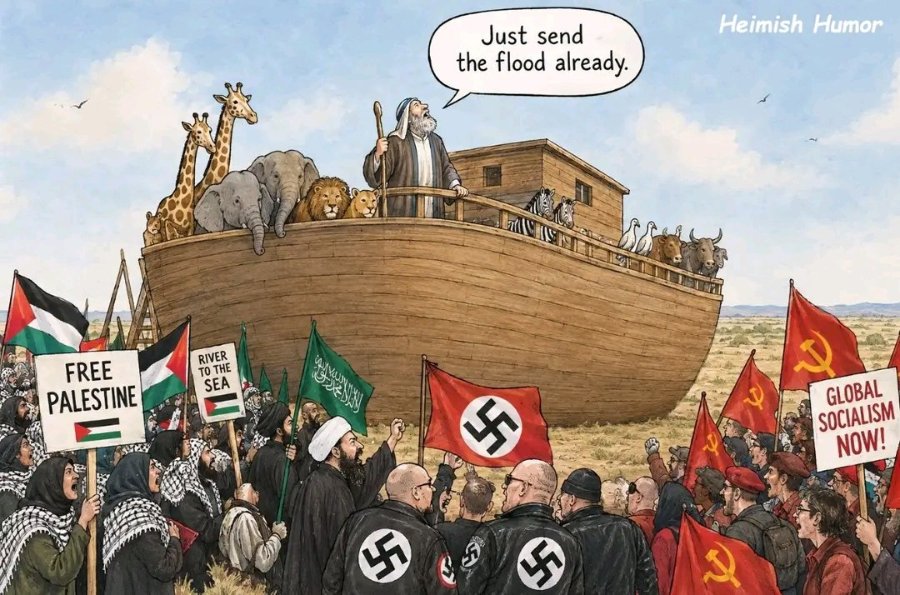 FREE PALESTINE RIVER TO THE SEA Heimish Humor Just send the flood already. GLOBAL SOCIALISM NOW!