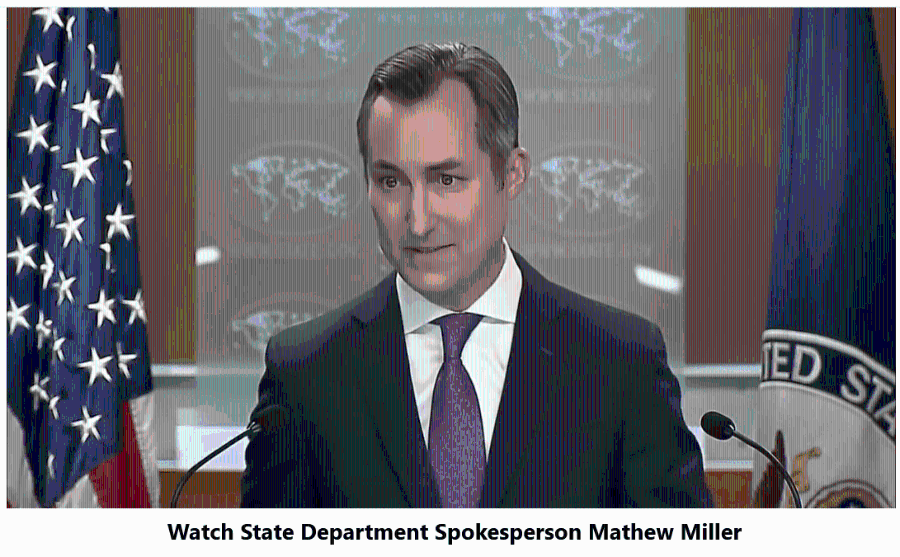 TED ST Watch State Department Spokesperson Mathew Miller