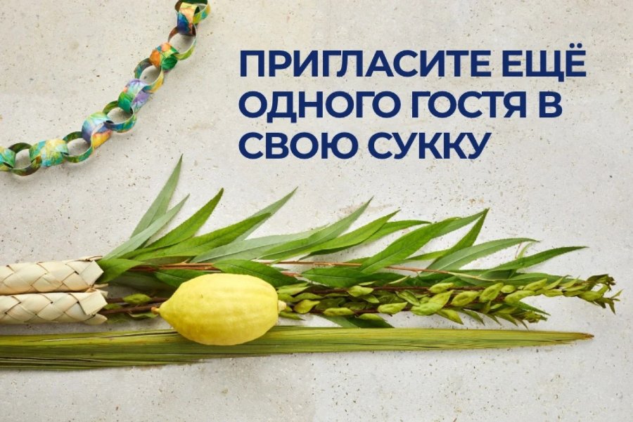 ПРИГЛАСИТЕ ЕЩЁ ОДНОГО ГОСТЯ В СВОЮ СУККУ