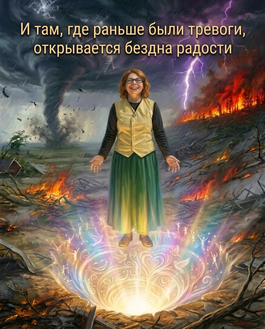 И там, где раньше были тревоги, открывается бездна радости