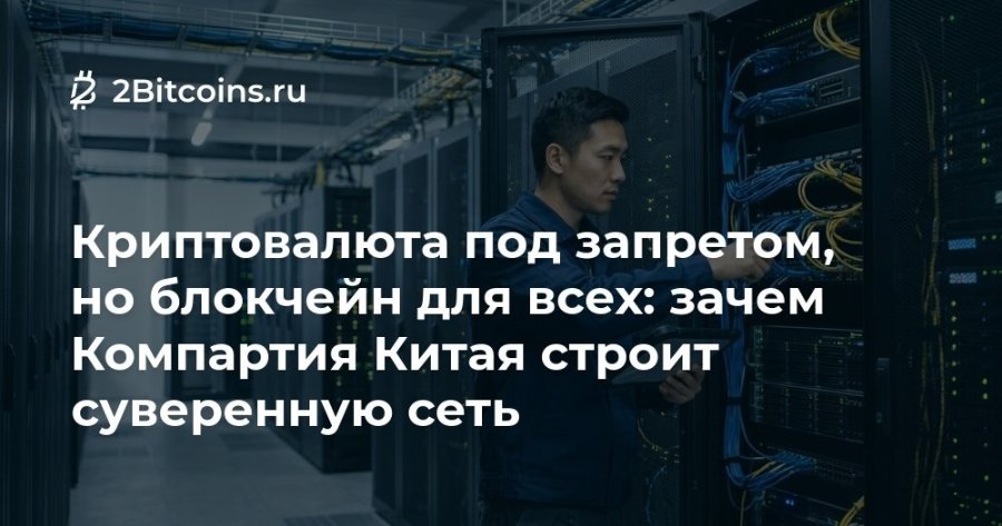 * 2Bitcoins.ru Криптовалюта под запретом, но блокчейн для всех: зачем Компартия Китая строит суверенную сеть