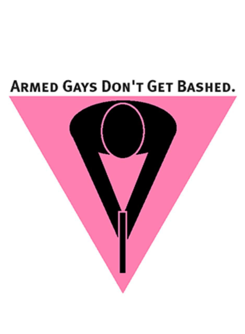 ARMED GAYS DON'T GET BASHED.