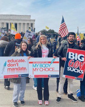 educate. don't mandate: MY BODY MY CHOICE BIG GoV SUCKS
