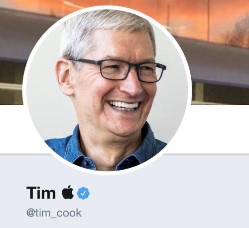 Tim @tim_cook