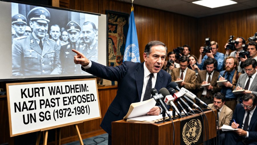 KURT WALDHEIM: NAZI PAST EXPOSED. UN SG (1972-1981)