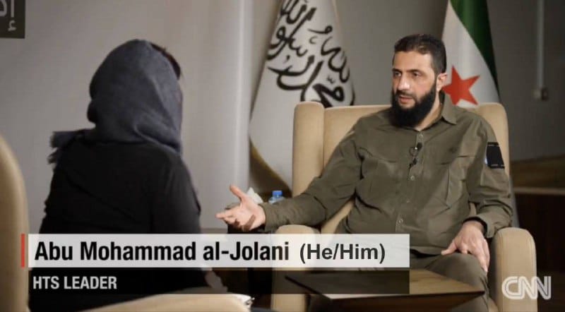 Abu Mohammad al-Jolani (He/Him) HTS LEADER CNN