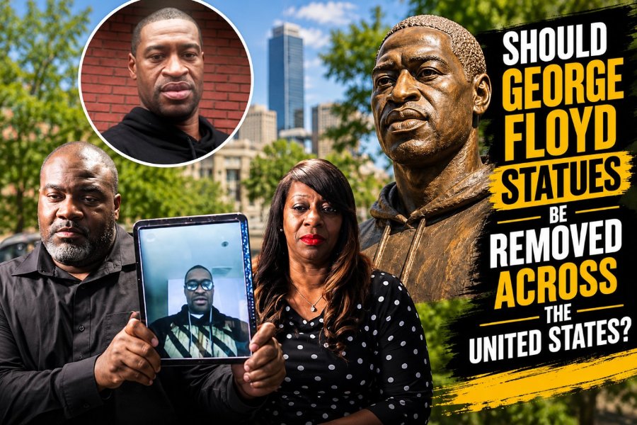 SHOULD GEORGE FLOYD STATUES BE REMOVED ACROSS THE UNITED STATES?