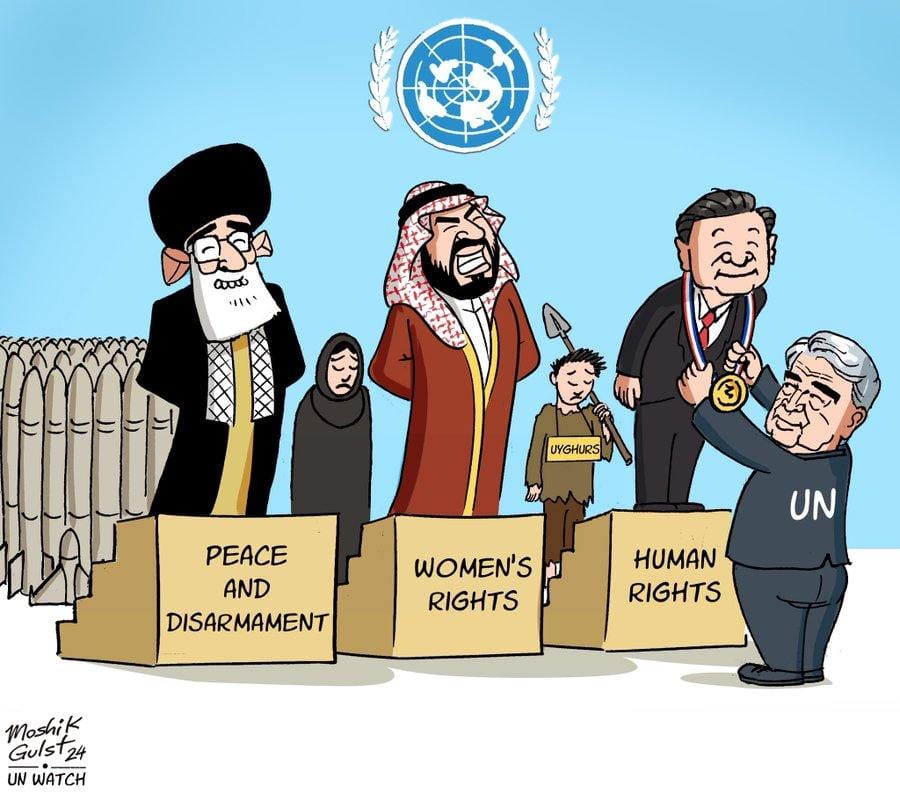00000 PEACE AND DISARMAMENT Moshik Gulst24 UN WATCH UYGHURS WOMEN'S RIGHTS HUMAN RIGHTS UN