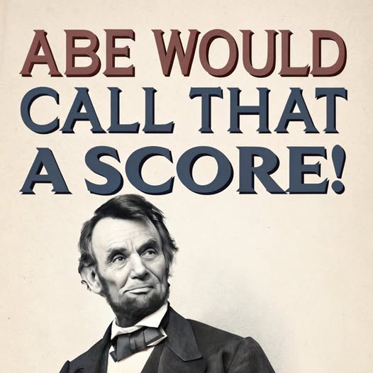 ABE WOULD CALL THAT A SCORE!