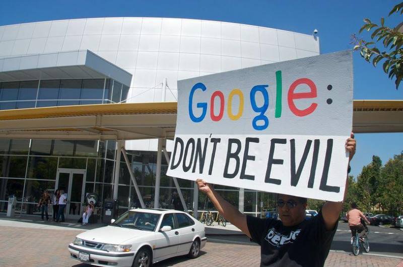 Google: DONT BE EVIL