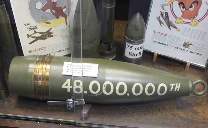 LE GENERA 75 mm Shell OLDSMOBILE GENERAL MOTORS 48.000.000 гн