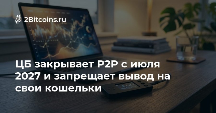 2Bitcoins.ru ЦБ закрывает Р2Р с июля 2027 и запрещает вывод на свои кошельки