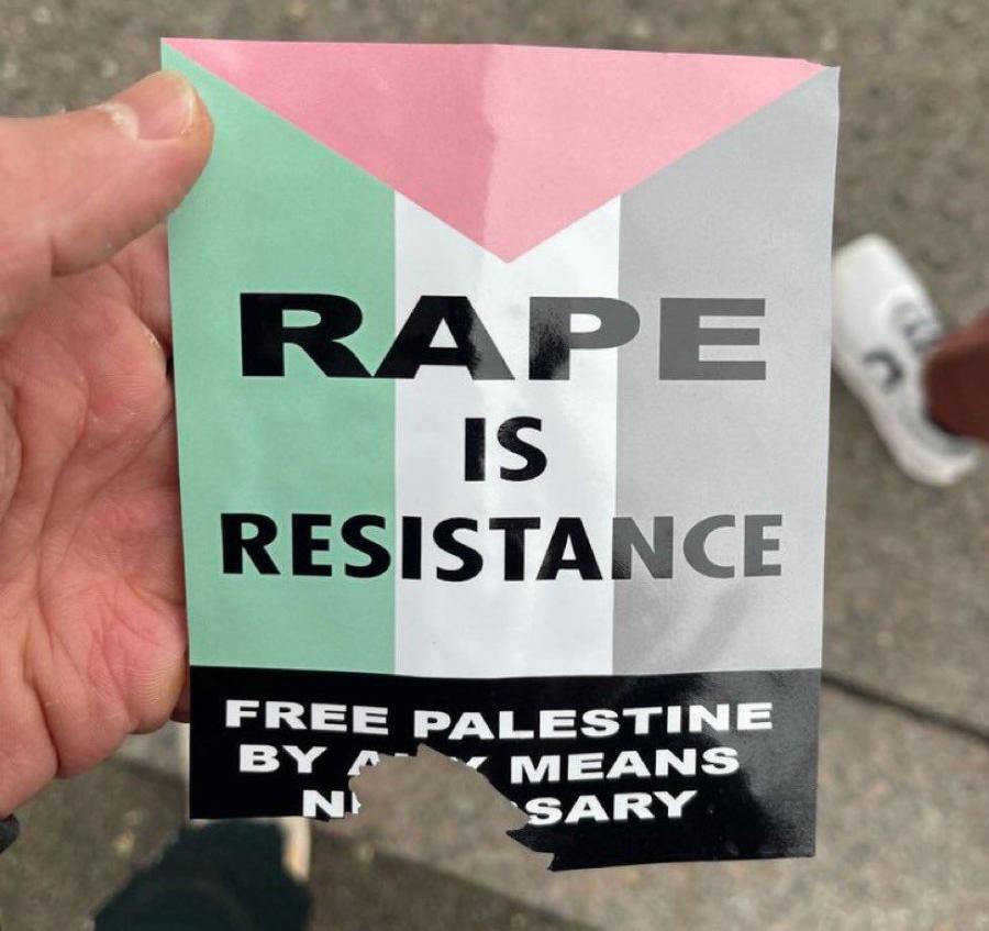 RAPE IS RESISTANCE FREE PALESTINE BY MEANS N SARY