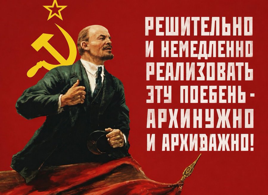 РЕШИТЕЛЬНО И НЕМЕДЛЕННО РЕАЛИЗОВАТЬ ЭТУ ПОЕБЕНЬ - АРХИНУЖНО И АРХИВАЖНО!